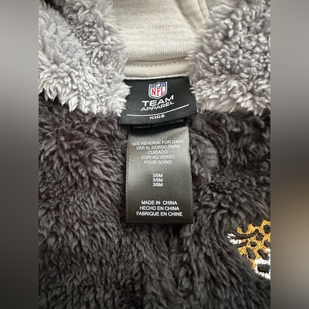 Jacksonville Jaguars Game Nap Teddy Fleece Full Zip - Picture 3 of 4